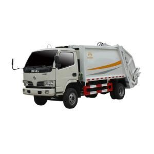 Chinese Supplier Dongfeng 6cbm 6tons Rear Loaded Sanitation Compression Rubbish Collect Compactor Garbage Truck Garbage Vehicle