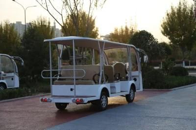 14 Seater Professional Factory Supply Amusement Park Used Electrical Tourist Shuttle Car Mini Tour Sightseeing Bus