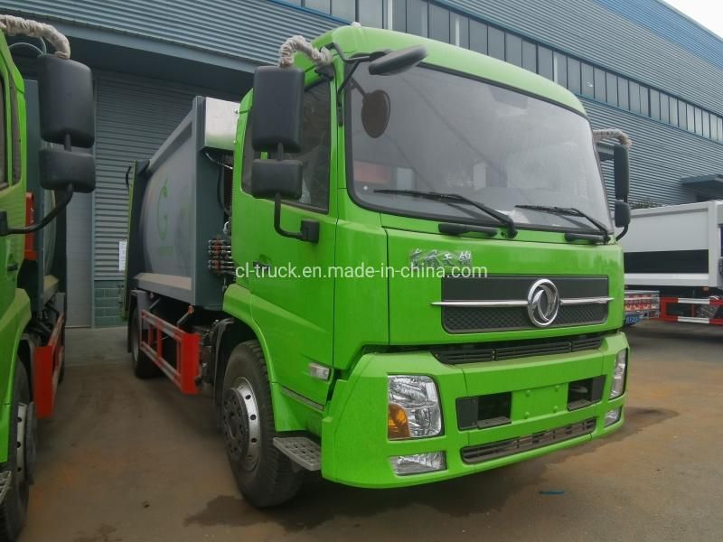 Dongfeng Tianjin Compactor Garbage Truck 10m3 12m3