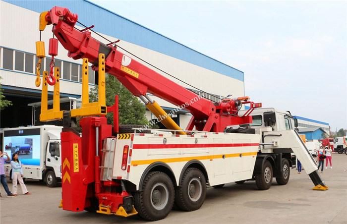 Snotruk HOWO 20ton 30ton 360 Degree Rotating Towing Crane Wrecker Heavy Duty Truck Mounted Crane