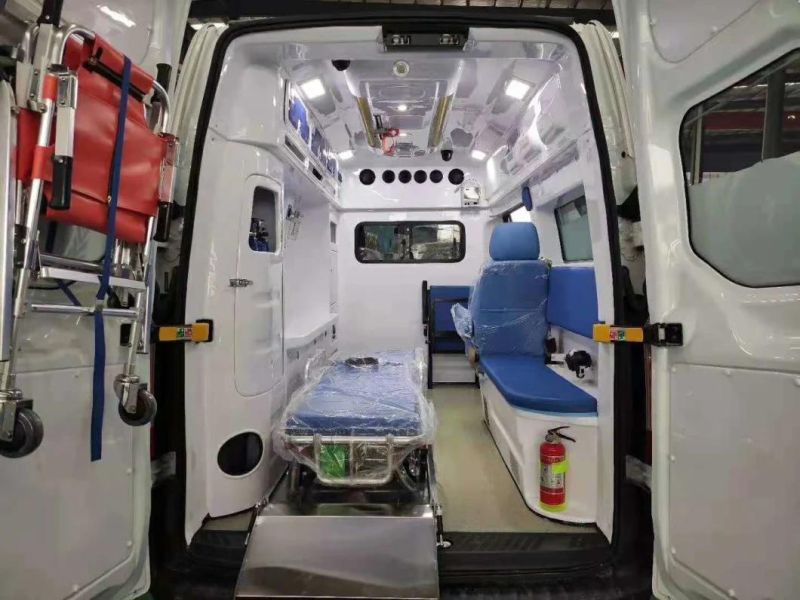 Stretcher Ambulance New Gasoline First-Aid Ambulance Rescue Emergency Ambulance Vehicle