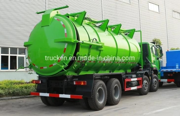 Sinotruk 8*4 New Design Factory Supply Vacuum Cleaner Truck with High Quality