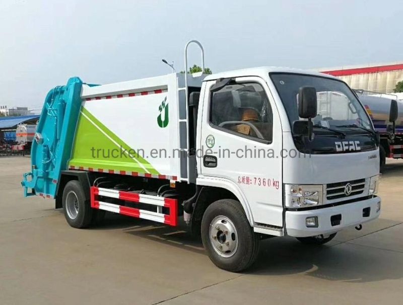 Dongfeng Rear Loader Trash Management 5m3 Garbage Compactor Truck with Factory Price
