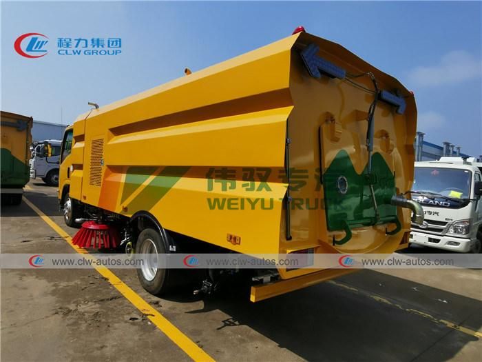 City Street Cleaning Machine Truck Vacuum Isuzu 9cbm Road Sweeper Truck