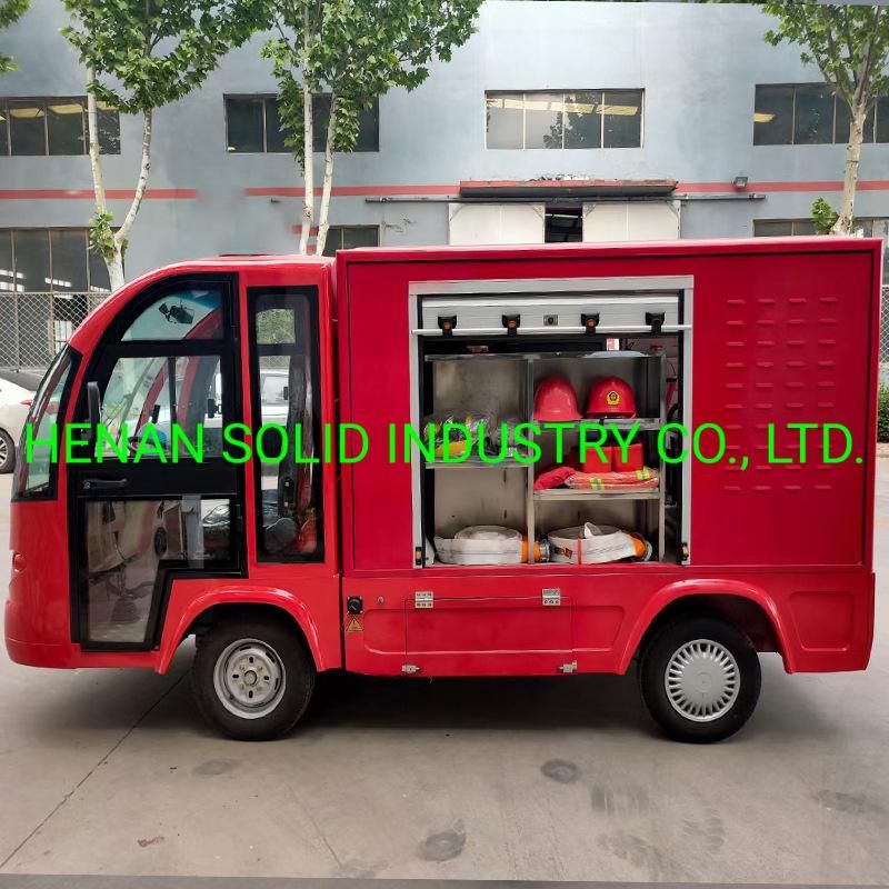 Electric Fire Fighting Trucks with Door and Electric Motor-Driven Fire Pumps