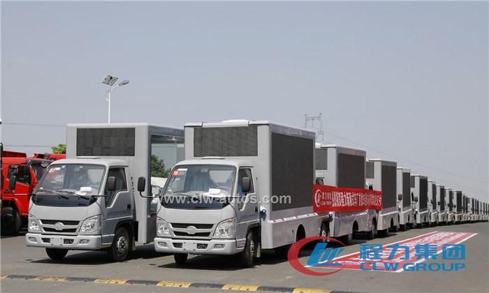 35 Units LED Display Screen Mobile Advertising Truck and Scrolling Light Box Truck Export to Africa