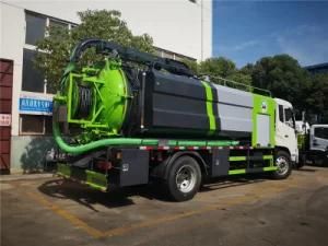 6 Wheelers Combined Type High Pressure Jetting and Cleaning Vehicles