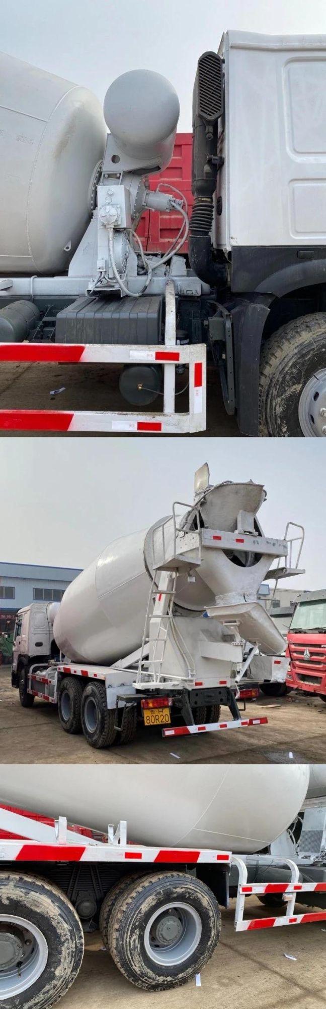 2022 Model Sinotruk HOWO 6X4 12cbm 371HP Rhd Cement Mixer Truck for Sale