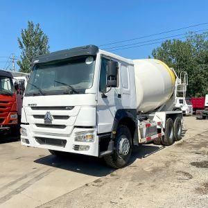 Concrete Machinery Heavy Duty HOWO Transport Tractor Self Loading Portable Cement Concrete Mixer Truck