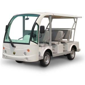 CE Approved 48V4kw Motor DC 8 / 11 Person Electric Sightseeing Bus (DN-8F)