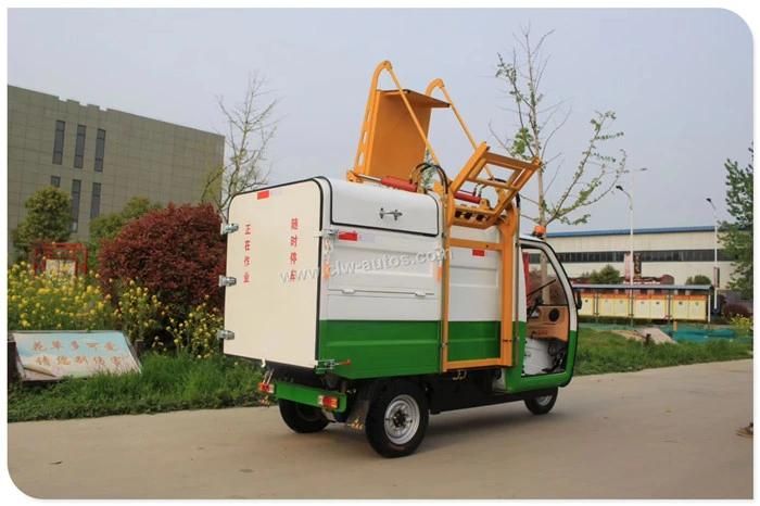 Electric 3 Wheel Tricycle Garbage Transport Truck Self Loading Refuse Removal