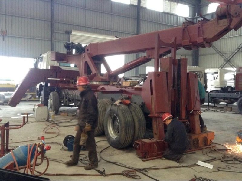 Dongfeng Rhd 40ton Crane Lifting Recovery Truck 30ton Integrated Wrecker Truck