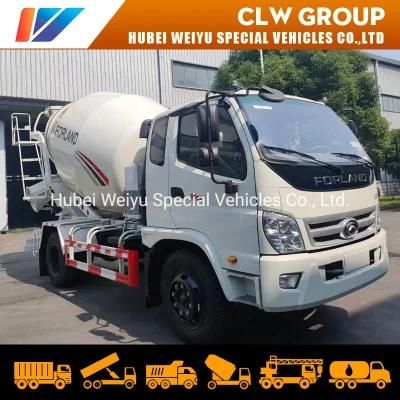 Forland 4cbm Concrete Mixer Truck China 5cbm Mini Concrete Mixer Truck 6cbm Concrete Mixer Truck