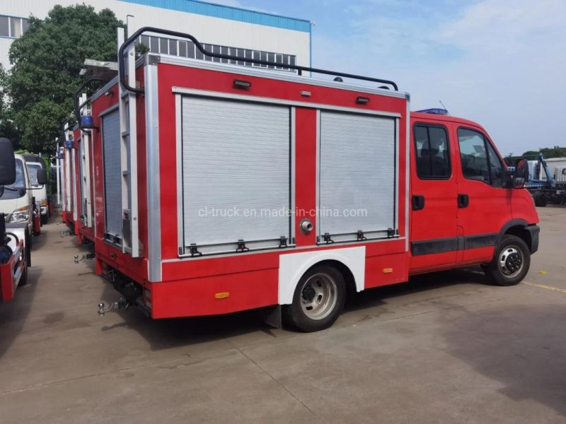 Good Quality Factory Price Double Row Small 1tons 1m3 Fire Engine Car