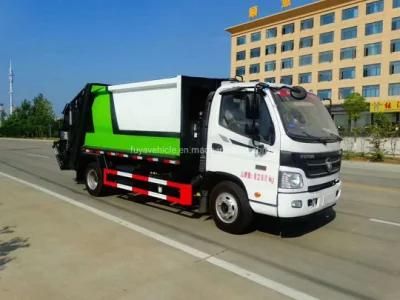 Foton Aumark 4X2 3m3 5m3 6m3 Compactor Garbage Trucks Price for South America Marekt