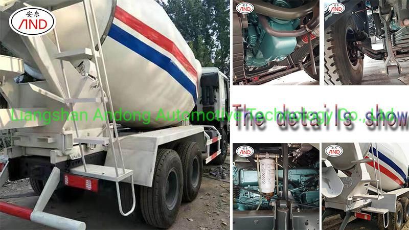 6*4 Factory Used Foton Self Loading Concrete Cement Small Belben Benz Beiben Heavy Mixer Mixing Tank Construction Dump Pump Drum Truck with HOWO Chasis for Sale
