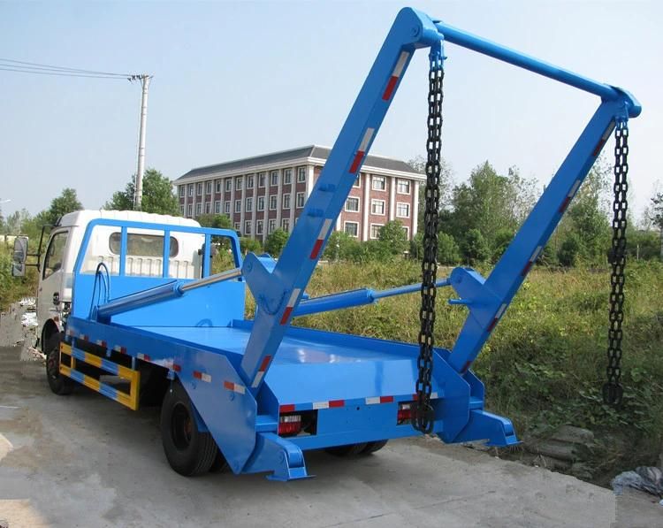 Dongfeng Dolika 4X2 Small Skip Loader Garbage Truck Bins Skip Loader