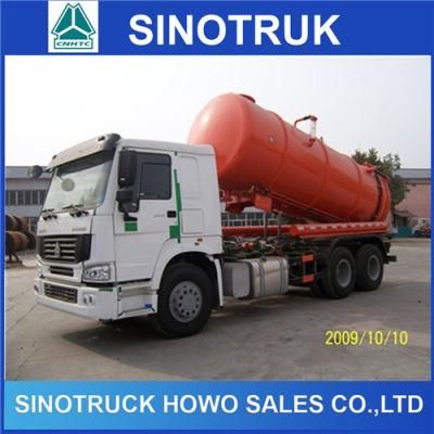 HOWO 15cbm Sewage Suction Tank Truck Price