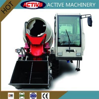 ACTIVE AL912CM 1.2m3 Drum Slef-Loading Concrete Mixer with 55kw Engine for Sale