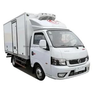 China Manufacturer 75kw Diesel Engine Light Food Freezer Refrigerator Trucks