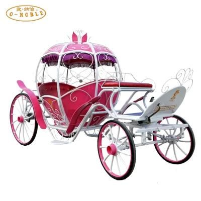 Popular Red Cinderella Pumpkin Carriage Horse Cart for Sale