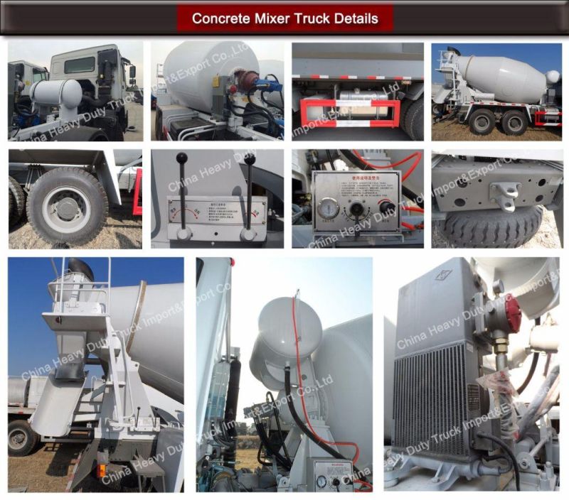 Sinotruk HOWO 8X4 12m3 Concrete Agitator Truck Cement Mixer Truck