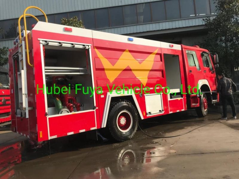 Sinotruk HOWO 5cbm Foam Fire Truck 5000 Liters Water Fire Fighting Truck