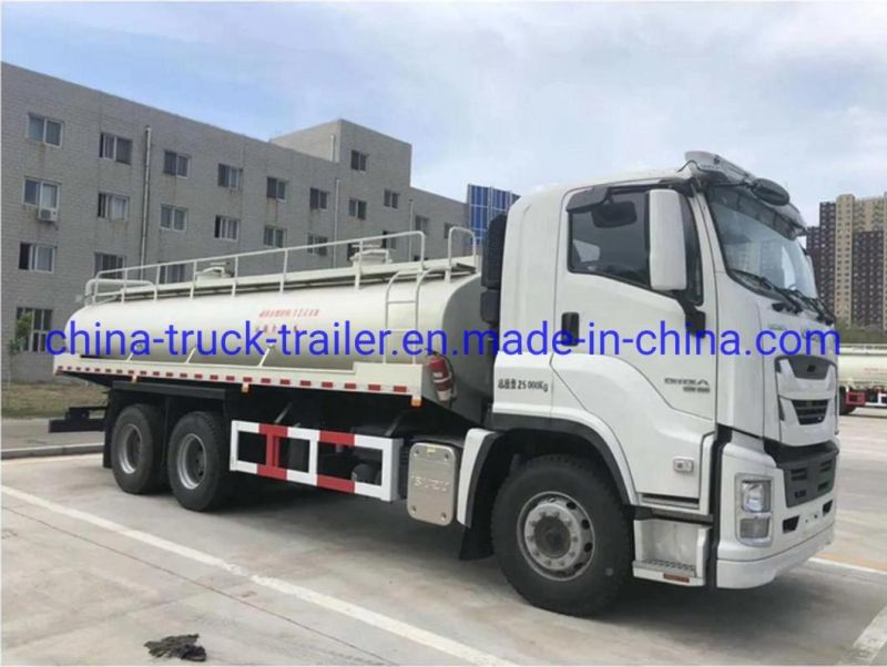 Special Vehicles Isuzu Qingling Giga 6X4 10 Wheeler 380HP Water Transport Truck Ethiopia Truck Price