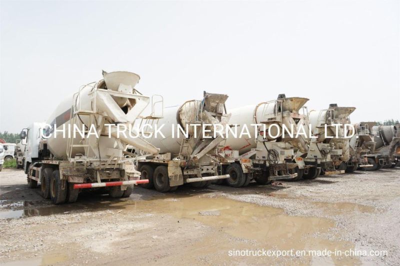 Sinotruck HOWO Used Trucks with Used Concrete Mixer Truck