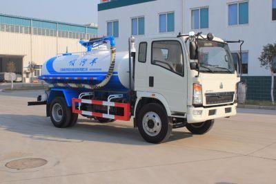 Sinotruk HOWO 4X2 Sewage Suction Truck 8m3