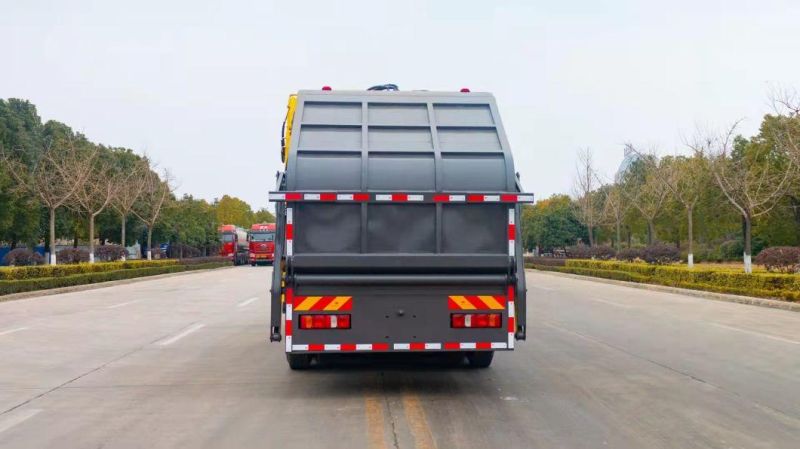 Sinotruck HOWO 8X4 25 Cbm Garbage Compression Truck with Back-Loading Squeeze Refuse Collector Waste Truck with Compactor