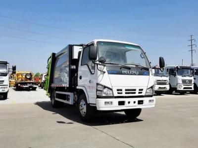 Isuzu 6cbm 7cbm 8cbm Compactor Garbage Truck 4X2 Drive Garbage Truck HOWO Can Choose