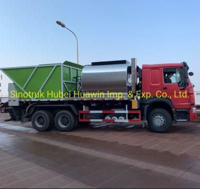 HOWO 6X4 Bitumen Distributor Synchronous Chip Sealer Truck