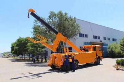 New Shacman 10 Wheel Rotator Lifting Bracket Hydraulic Wrecker Towing Truck 25 Tons Tow Truck Wrecker in Kenya