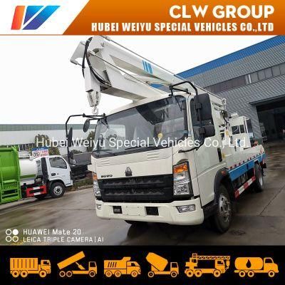 Sinotruk HOWO 16m Bucket Truck 4X2 China Aerial Platform Truck High Altitude Operation Truck