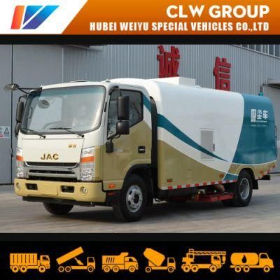 China JAC 5tons Water Spraying Street Vacuum Cleaning Machine 7-8cbm Road Garbage Dust Suction Cleaner Truck