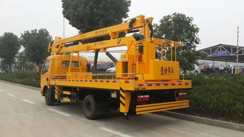 China Dongfeng 24m Hydraulic Aerial Manlift Work Platform Truck