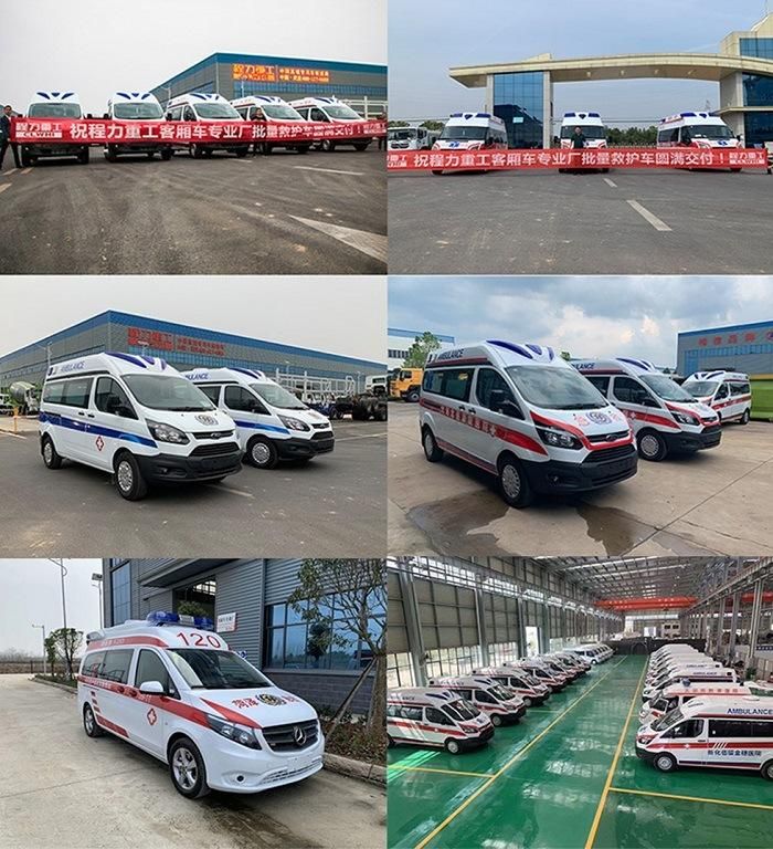 China Gasoline Foton G7 Patient Rescue Monitor Ambulance Car 5~7 Persons Transit Hospital Medical Ambulance
