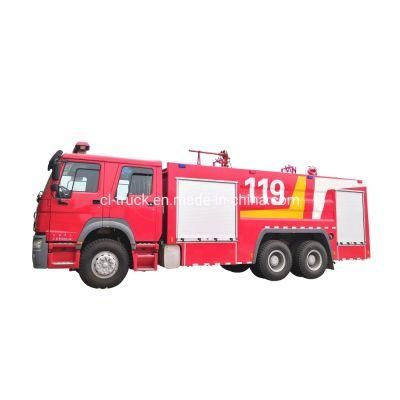 Good Quality Sinotruk HOWO 6X4 Water Foam Fire Fighting Truck 15tons 16tons