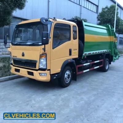 Brands of New 4*2 5 Cbm Waste Garbage Compactor Truck