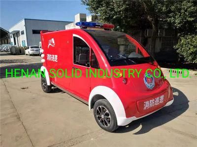 Electric Fire Engine Fire Fighting Truck with Door for Emergency