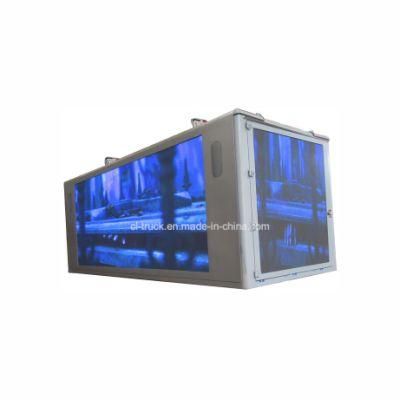 Good Quality LED Full Color P4 P5 P6 3 Side LED Advertising Van Box