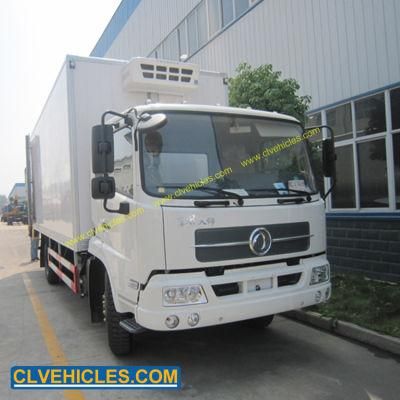 DFAC 10 Tons 12 Tons Dongfeng 6 Wheels Beef Vegetables Freezer Truck