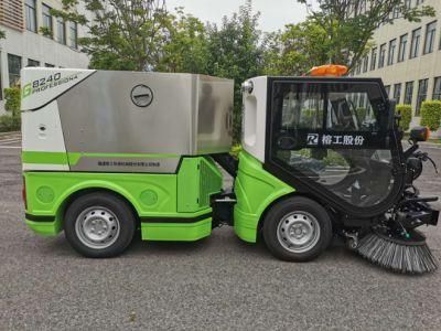 CE Approved Sweep and Suck Type Vacuum Road Sweeper Truck Vacuuming