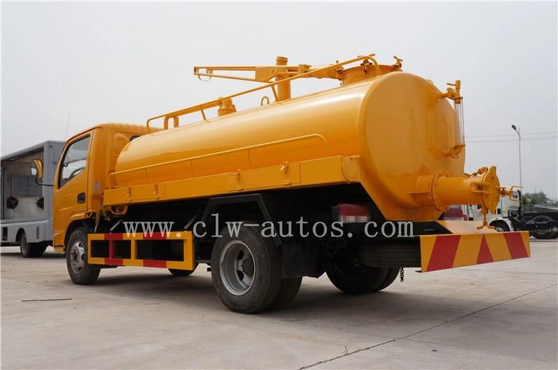 Dongfeng 4X2 8000liters Vacuum Sewage Suction Tank Trucks Septic Tank Trucks for Sale