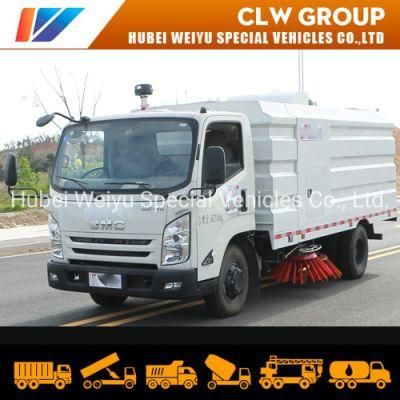 New JAC Dong Feng 8-10cbm Road Sweeper Truck Runway Sweeper Truck with 4 Brush