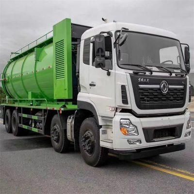 8*4 Sewage Suction Truck Dongfeng Chassis 18000L Tank