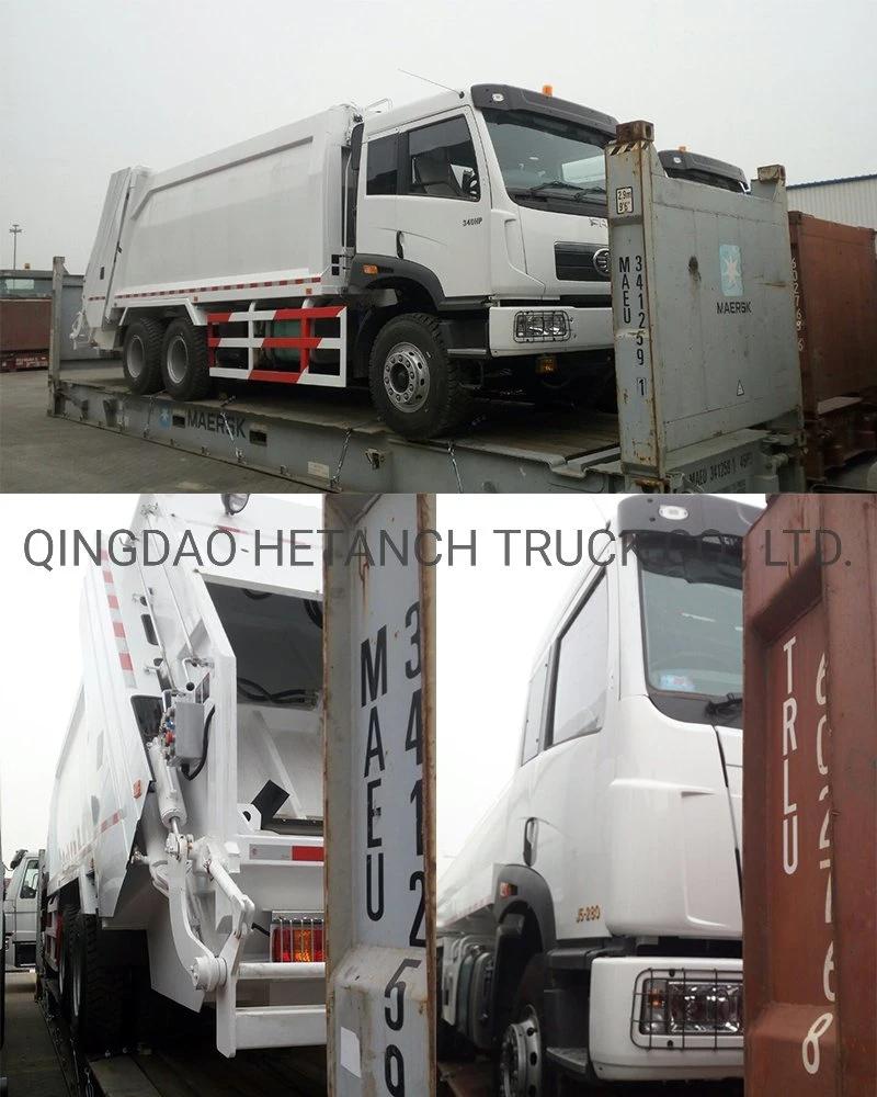 Excellent performance FAW 18 cubic meter garbage compactor truck