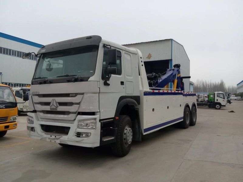 HOWO 6X4 20ton Tow Wrecker Truck Road Rescue Vehicle