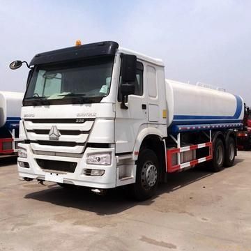 HOWO Blue Color LHD 6X4 20000liters 25000liters Watering Cart 22m3 Construction Site Water Cistern Tanker Truck